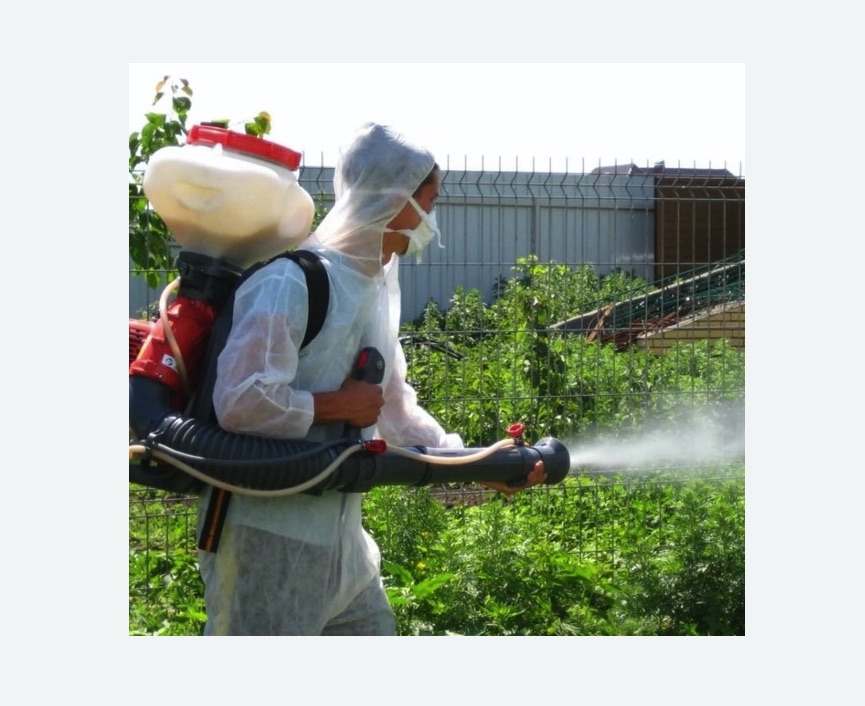 Акарицидная обработка территории в Уржуме